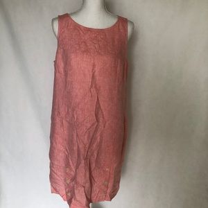 J Jill Petites M Love Linen Sleeveless Shift Dress